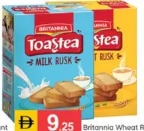 Britannia Wheat Rusk/Milk Rusk Assorted