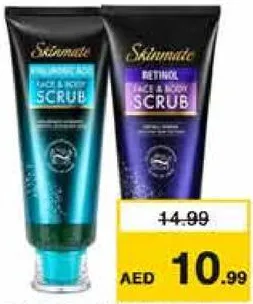 Skinmate Face & Body Scrub Assorted
