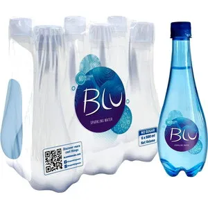Blu Sparkling Water Plain 500mlx6Pieces