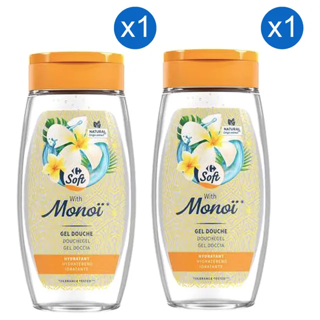 Carrefour Soft Shower Gel with Monoi