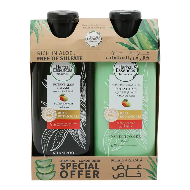 Herbal Essences Potent Aloe + Mango Shampoo & Conditioner