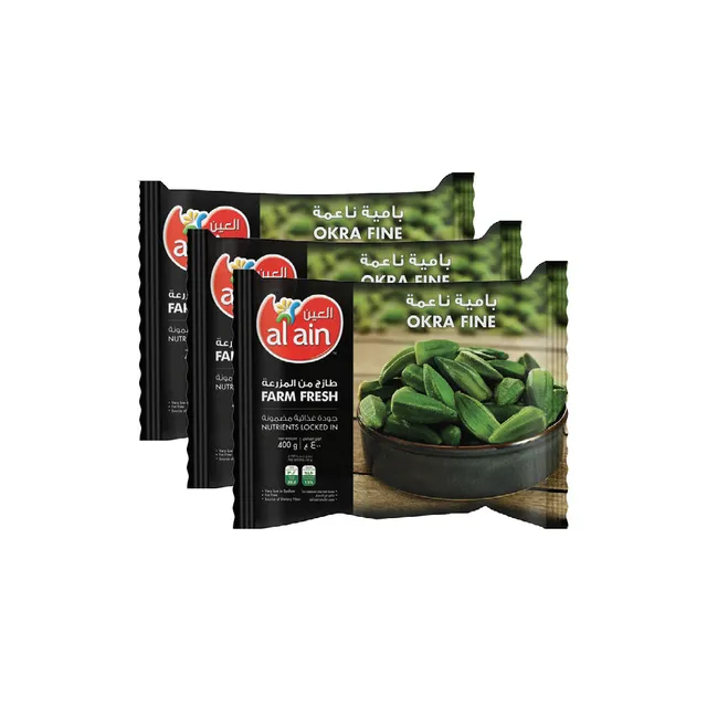 Al Ain Tender Okra Fine 400Gmx3Pcs