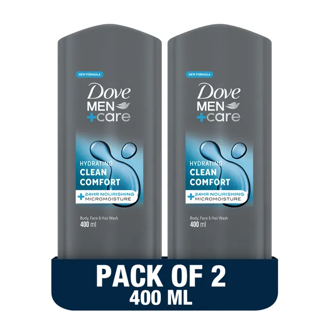 Dove Men Body, Face & Hair Wash Clean & Comfort