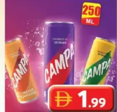 Campa Cola / Orange / Lemon Can