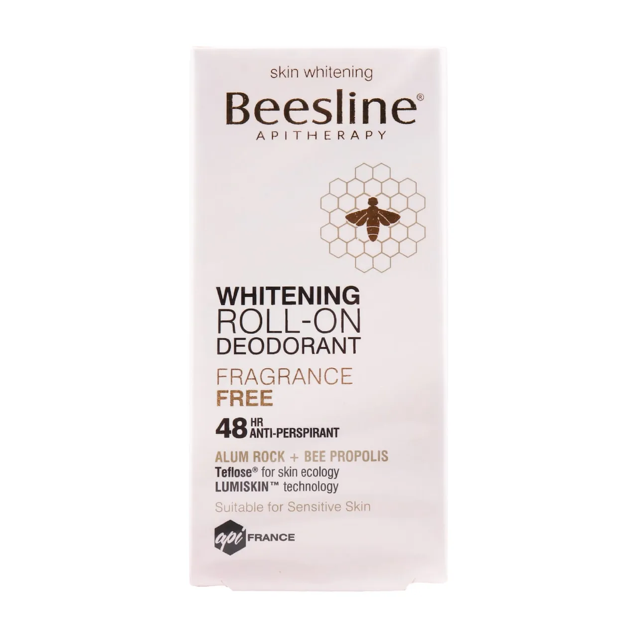 Beesline رول أون مزيل عرق للتفتيح خال من العطر للنساء