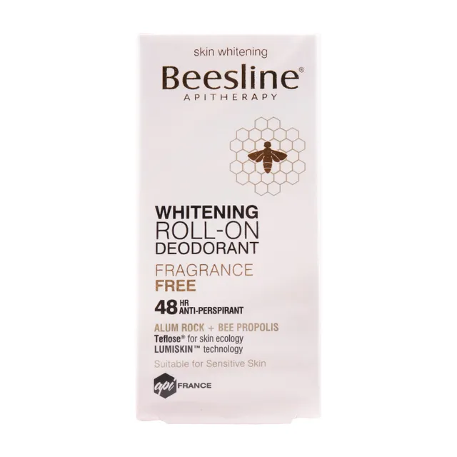Beesline Whitening Fragrance Free Deodorant Roll-On For Women