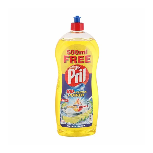 Pril Lemon Dishwash Liquid - + Free