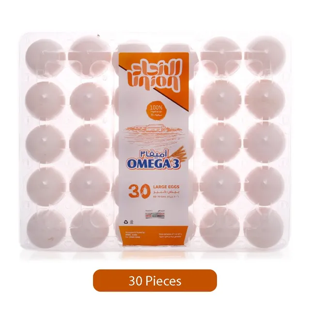 Union Omega 3 Large White Eggs - 30 Pcs