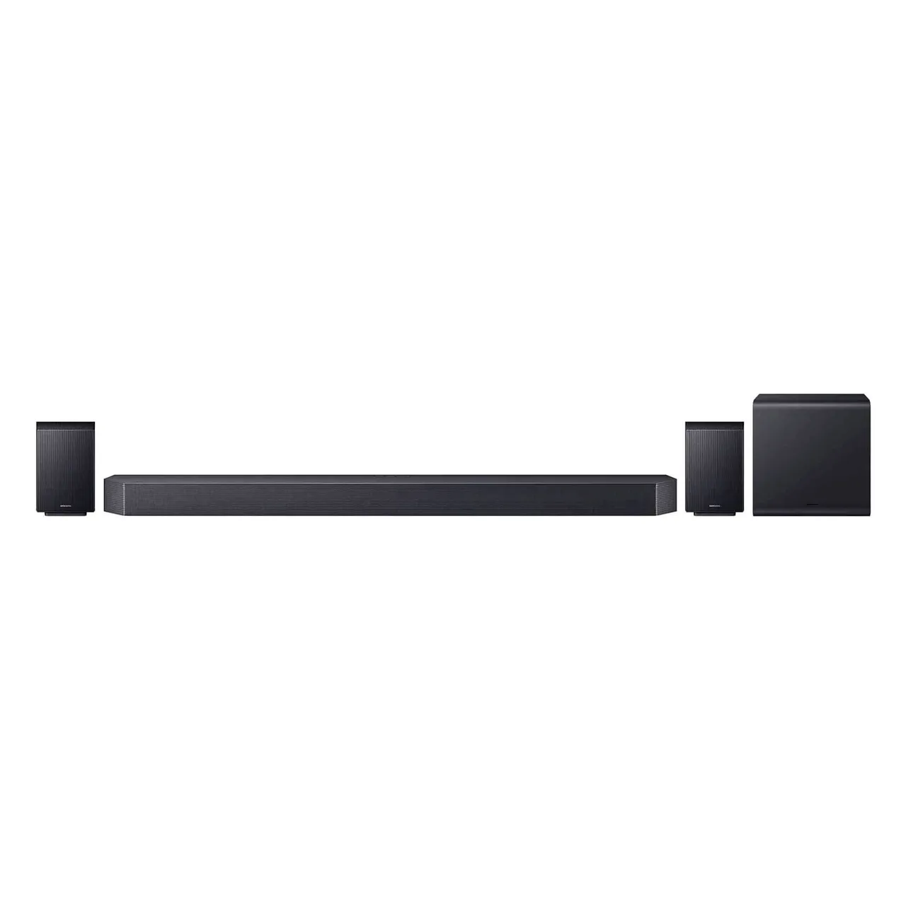 Samsung HW-Q990F/ZN، مكبر صوت بلوتوث محيطي كامل بقنوات 11.1.4 مع مضخم صوت وجهاز تحكم، أسود تيتانيوم