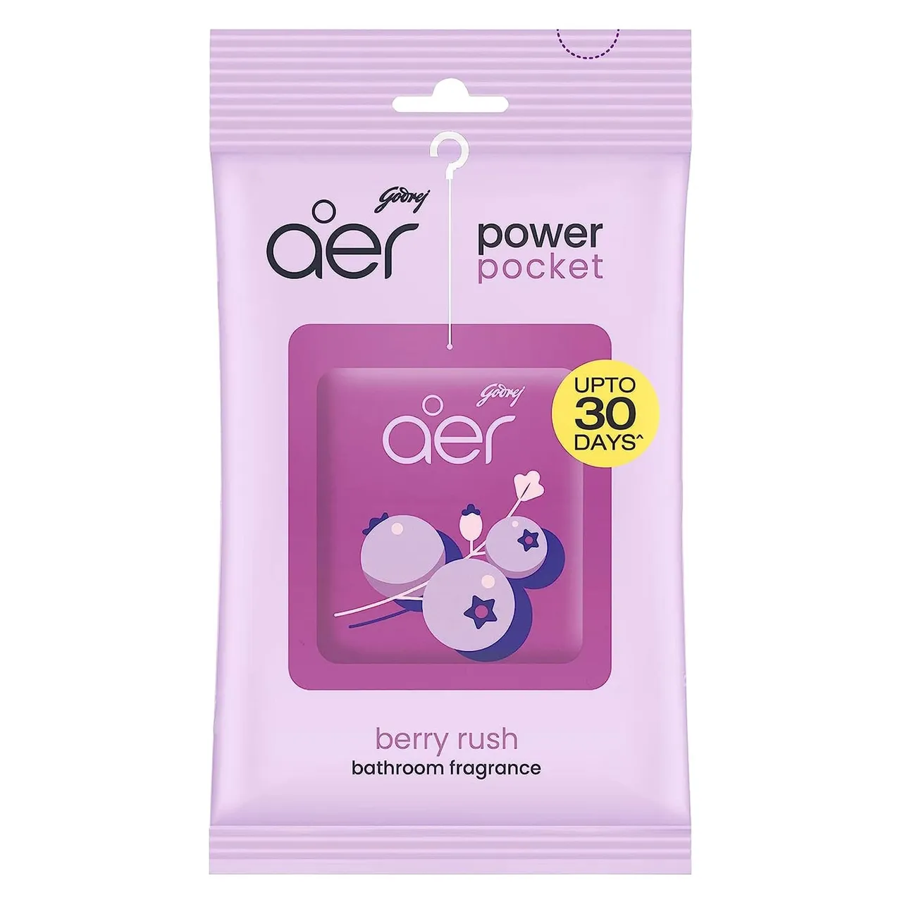 Godrej Aer Power Pocket معطر حمام برائحة التوت