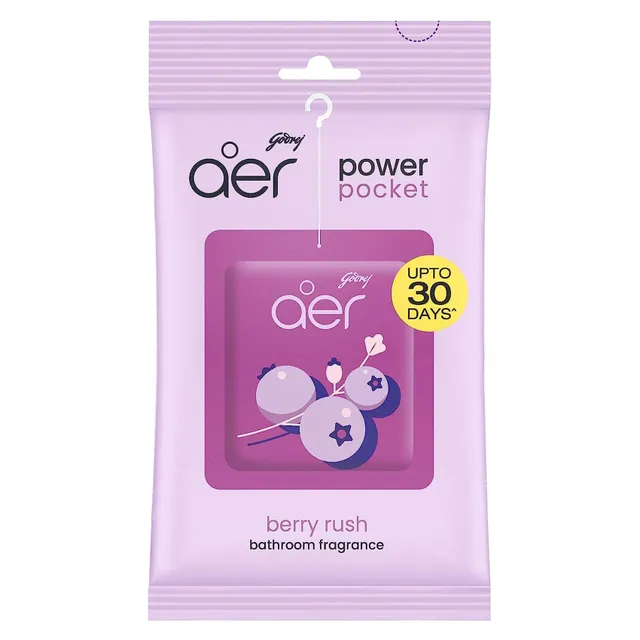 Godrej Aer Power Pocket Berry Rush Bathroom Air Freshener