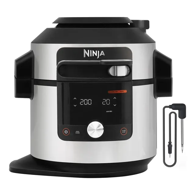 Ninja Foodi Max 15-in-1 SmartLid Multi-Cooker OL750ME Black And Silver