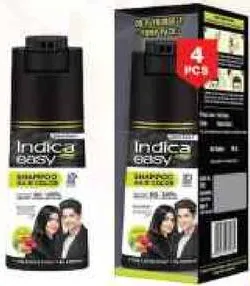 Indica Easy Hair Color Natural Black Shampoo