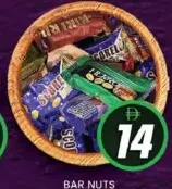 Bar Nuts Choco Assorted