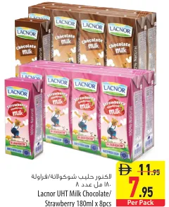 Lacnor Chocolate/Strawberry UHT Milk