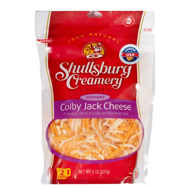 Shullsburg Creamery Shredded Colby And Monterey Jack Cheese