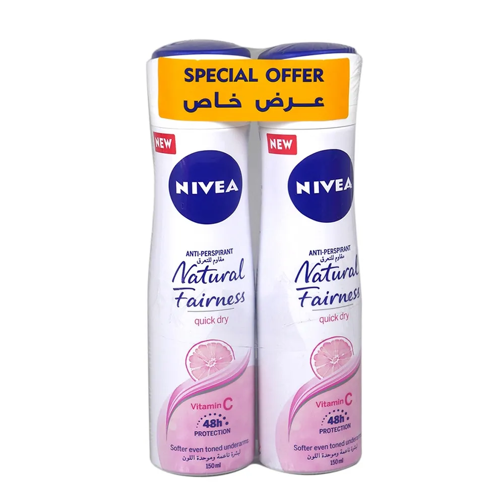 Nivea بخاخ مزيل عرق للتفتيح الطبيعي للنساء