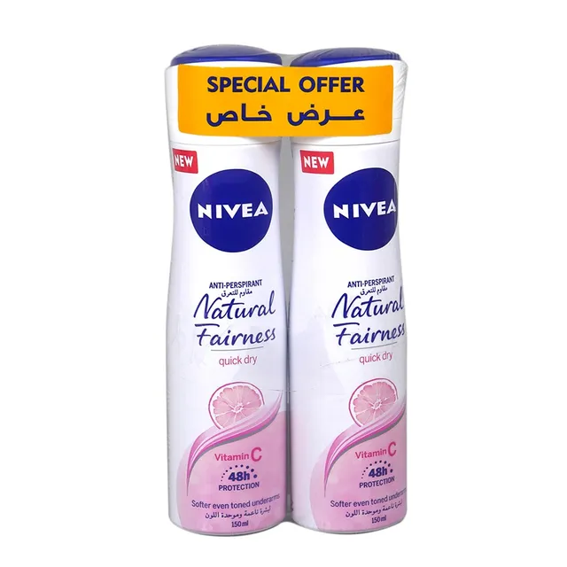 Nivea Natural Fairness Antiperspirant Spray for Women