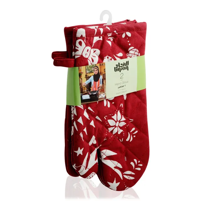 Union Cotton Hand Gloves Red - 2 Pcs