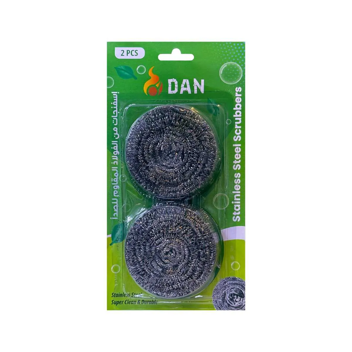 Dan ليف تنظيف -2Pcs Dn-8581