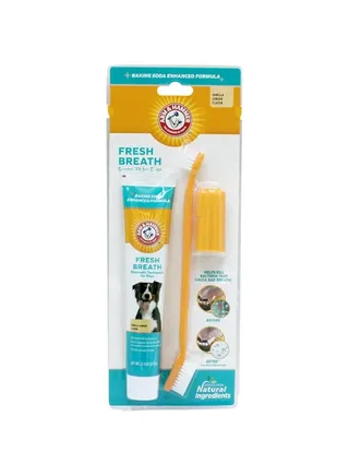 arm & hammer for Pets Dog Dental Care Fresh Breath Kit for Dogs