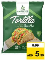 Amandes Plain Flour Tortilla