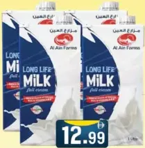 Al Ain Farms UHT Milk Full Crm