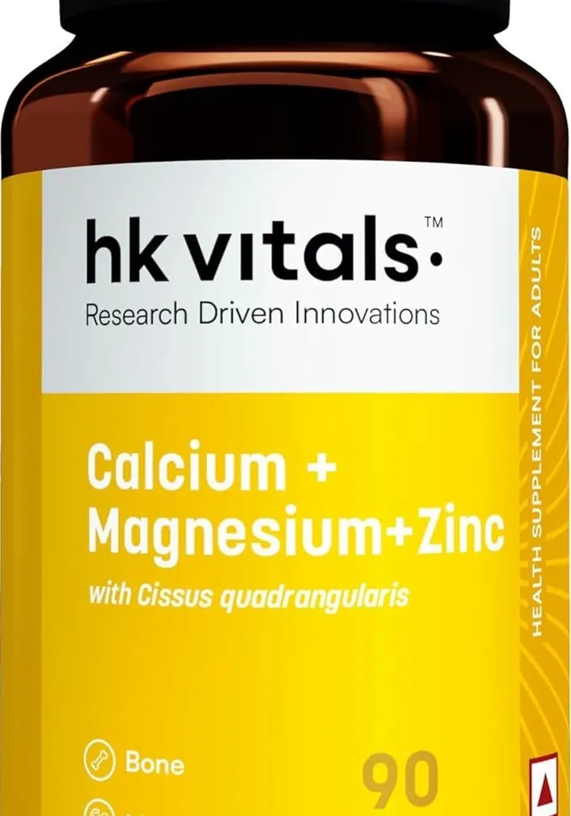 Hk Vitals Calcium Magnesium and Zinc Tablets