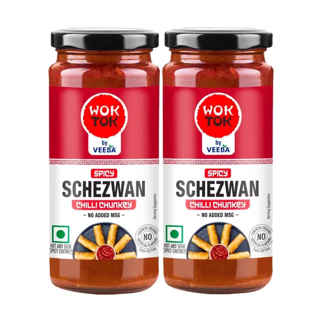 Veeba Wok Tok Spicy Schezwan Chilli Chunkey