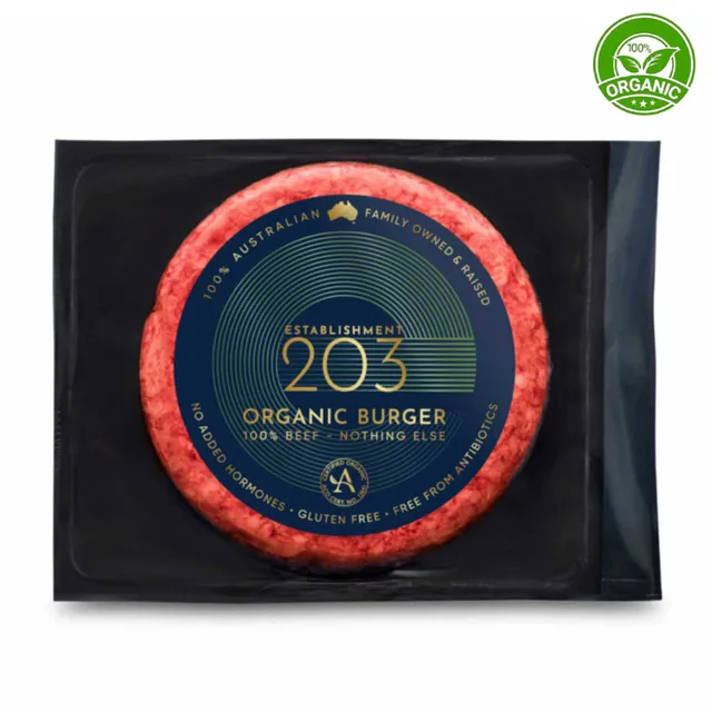 Carrefour Autralian Organic Beef Burger