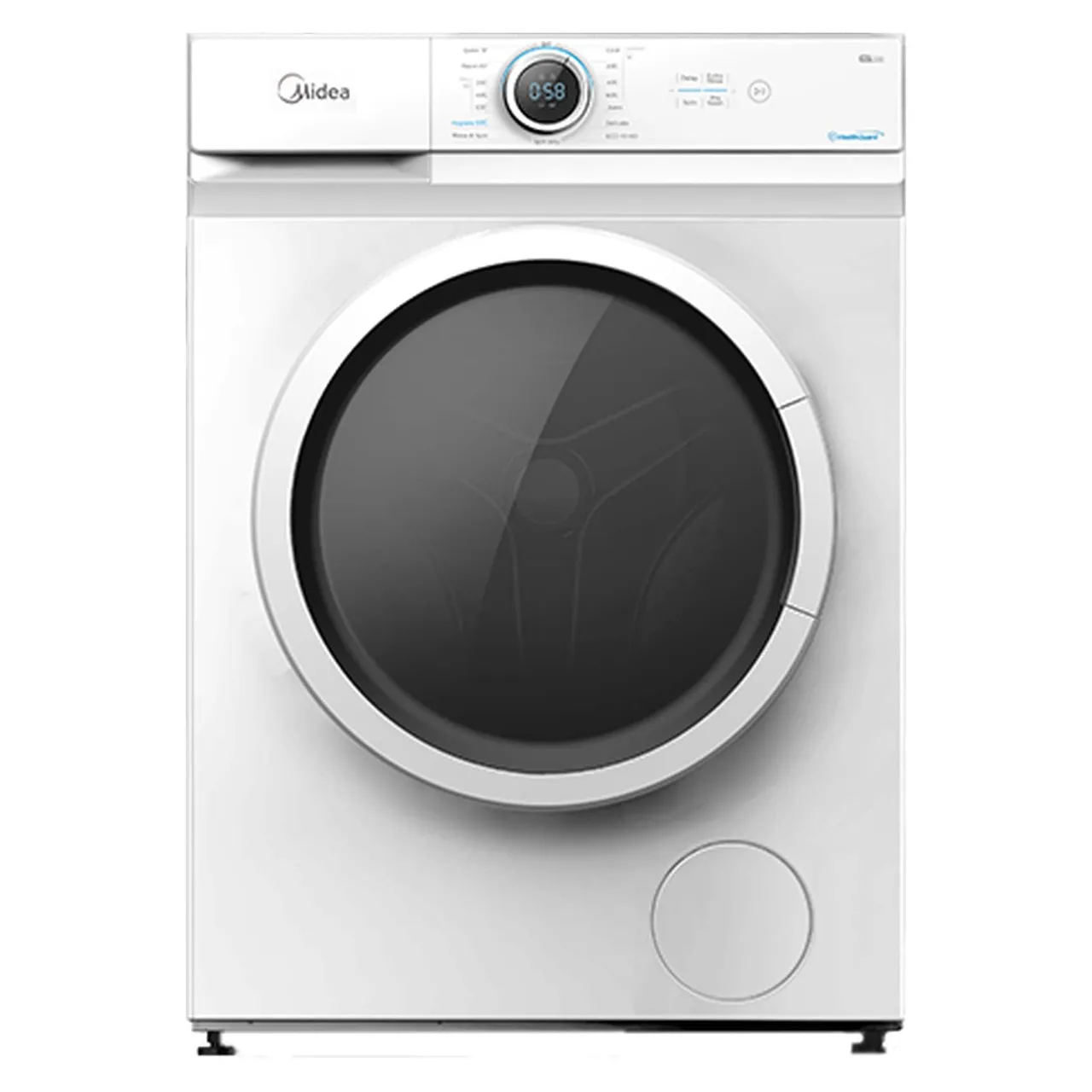 Midea غسالة MF100W80B/W-GCC