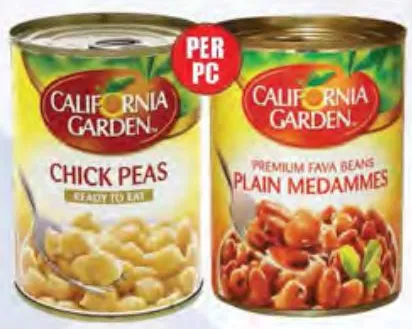 California Garden Foul Medammas / Chick Peas