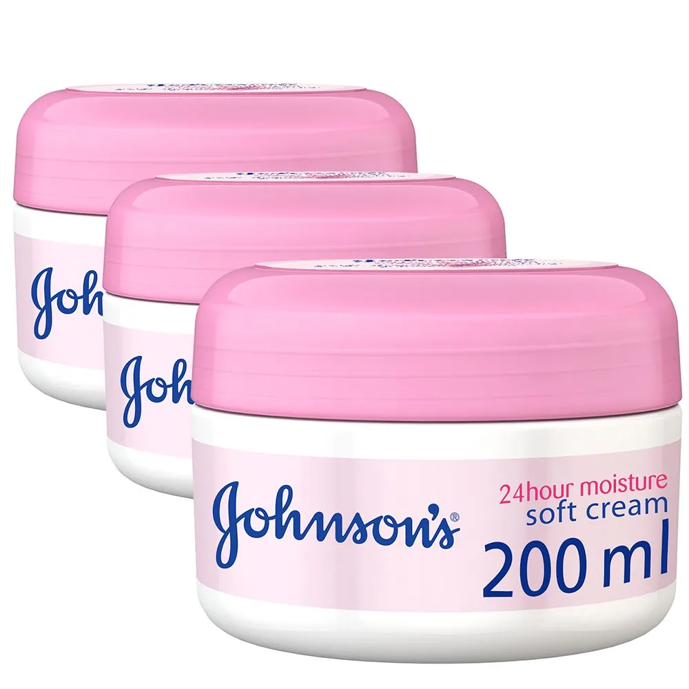 Johnson&Johnson كريم ناعم مرطب للأطفال