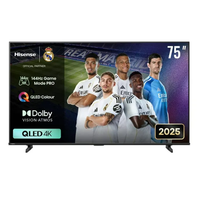Hisense Q71Q Series 75 inches 4K Smart QLED TV, Black, 75Q71Q