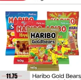 Haribo دببة ذهبية / هابي كولا / كرز / كولا ساور فريش / وورم / ميكس النجوم