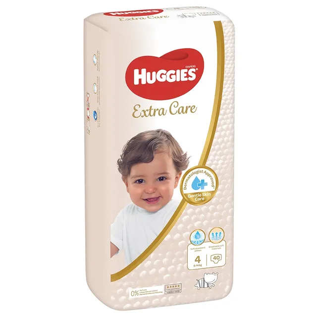 Huggies Extra Care Size 4 Value Pack (8- ) - 40 Pcs