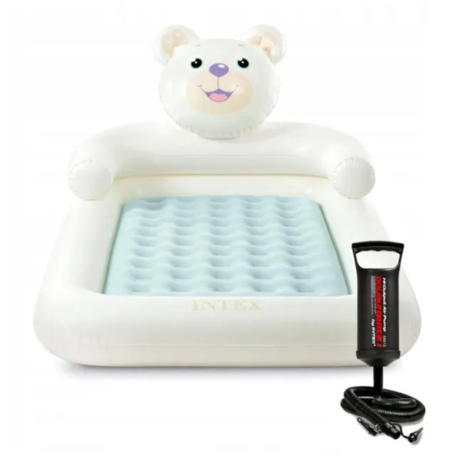 Intex Bear Kids Travel Bed Set With Hand Pump 66814TS