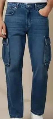 Men's Cargo Jeans Pants