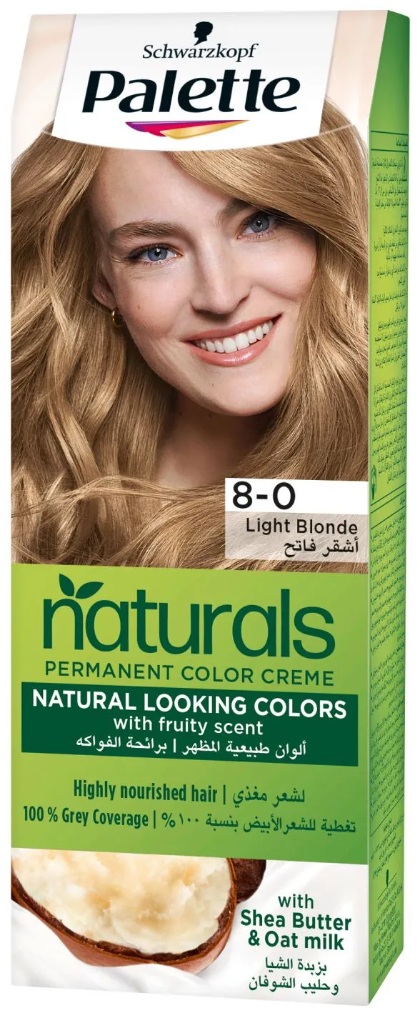 Palette كريم تلوين دائم 8-0 أشقر فاتح
