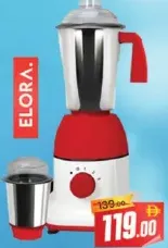 Elora 2 In1 Mixer Grinder ELMP-3439