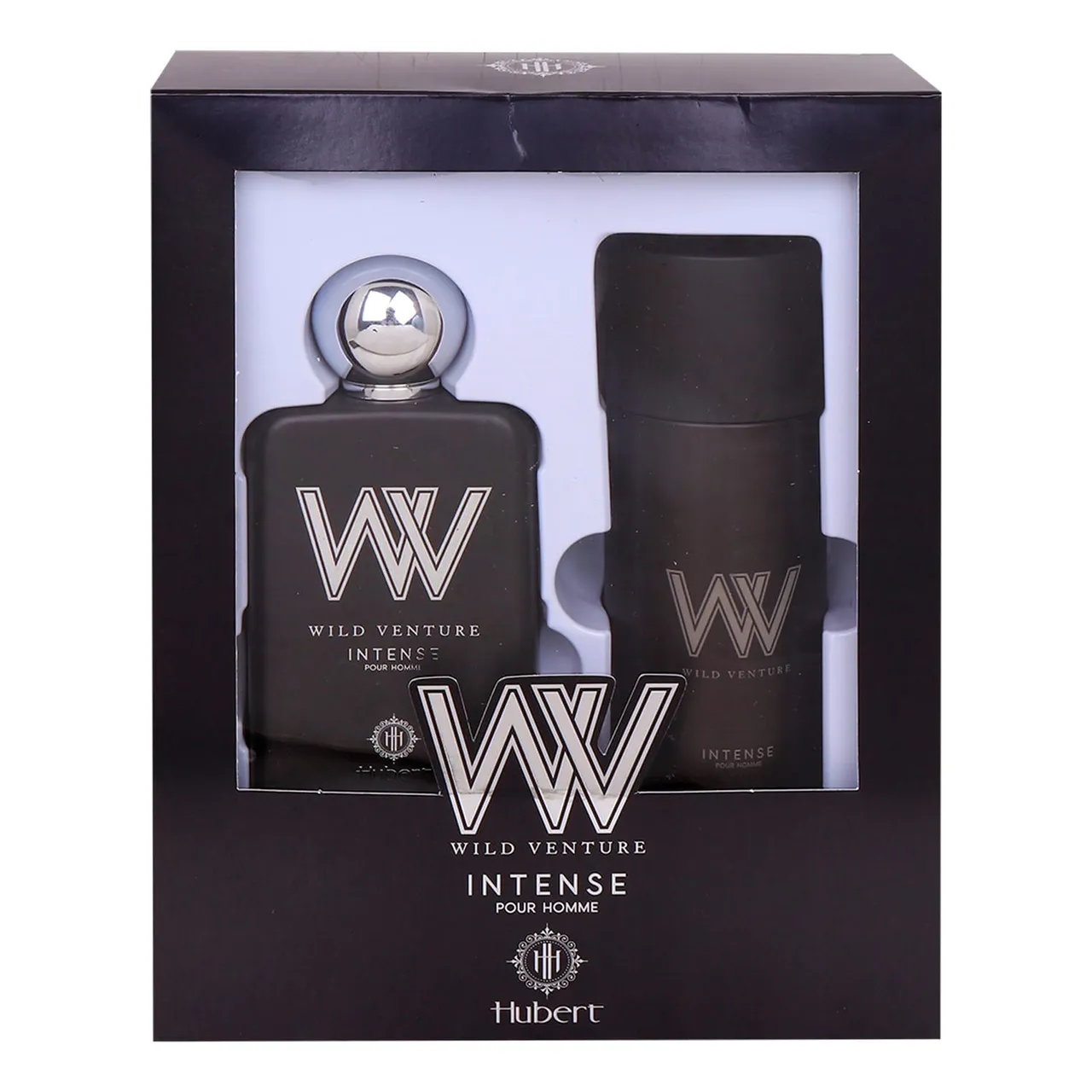 LuLu PL عطر Hubert Wild Venture Intense أو دو برفان عبوة اقتصادية + مزيل عرق معطر
