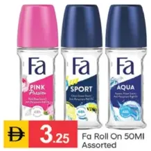 Fa رول أون متنوع