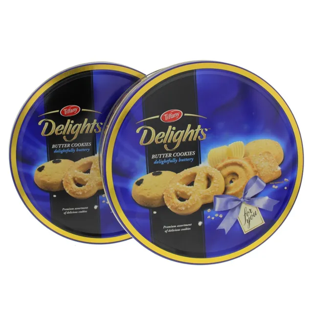 Tiffany Butter Cookies Tin Delights