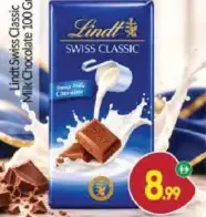 Lindt Swiss Classic Milk Chocolate