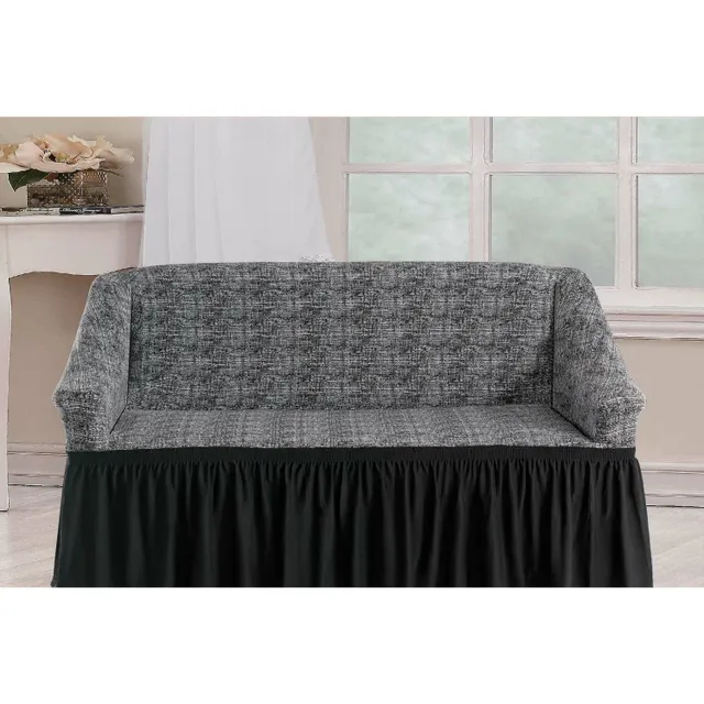 Cannon Sofa Cover 3 Seater Black