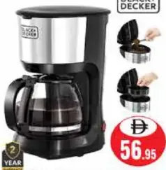 Black&Decker Coffee Maker BD-DCM750S-B5