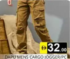 Dapu Mens Cargo Jogger