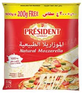 President جبنة موزاريلا مبشورة بوك