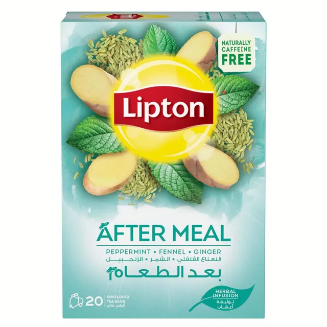 Lipton After Meal With Eppermint, Fennel, Ginge