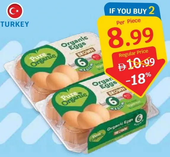Pure Organic بيض عضوي